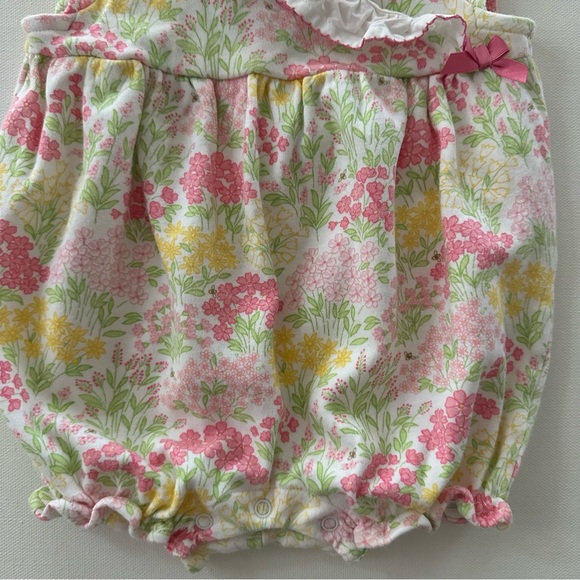 Janie and Jack 0-3 Months Baby Girl Floral Romper - Picture 6 of 7